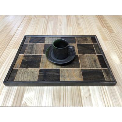 ふるさと納税 宍粟市 KOZAinoOBON【古材のお盆】市松模様AV1 |  | 02