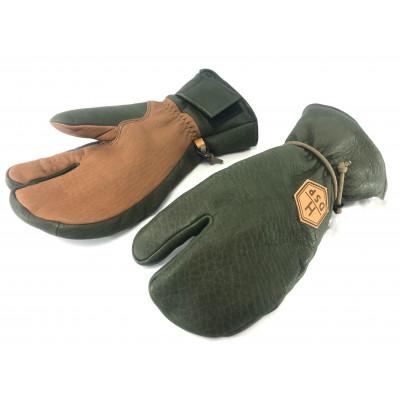 ふるさと納税 白馬村 DSPグローブ 　スリーフィンガー　グリーン　S　スキー・スノーボード兼用グローブ(DS2-TH)