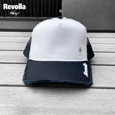 ふるさと納税 牧之原市 ツイルダメージメッシュキャップ(ブラック×ホワイト) |  | 01