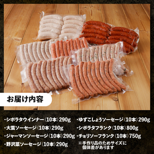 ウインナー ソーセージ 詰合せ セット 約3kg 7種類 　ソーセージ [h038]