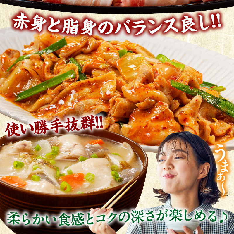 【2週間以内発送】宮崎県産豚バラスライス計1kg_T009-0111-2W【肉 豚 豚肉 おかず 国産 人気 ギフト 食品 お肉 しゃぶしゃぶ 贈り物 お土産 送料無料 プレゼント】