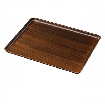 ふるさと納税 海南市 紀州漆器 サービストレー 5枚組 黒丹杢 36cm 尺二 |  | 01