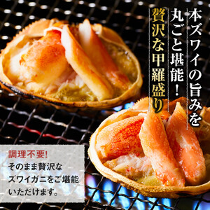本ズワイ 甲羅盛り 8個入り ズワイガニ カニ 蟹 かに 甲羅 甲羅盛り むき身 かにみそ カニ味噌 ほぐし身 ずわい蟹 小分け