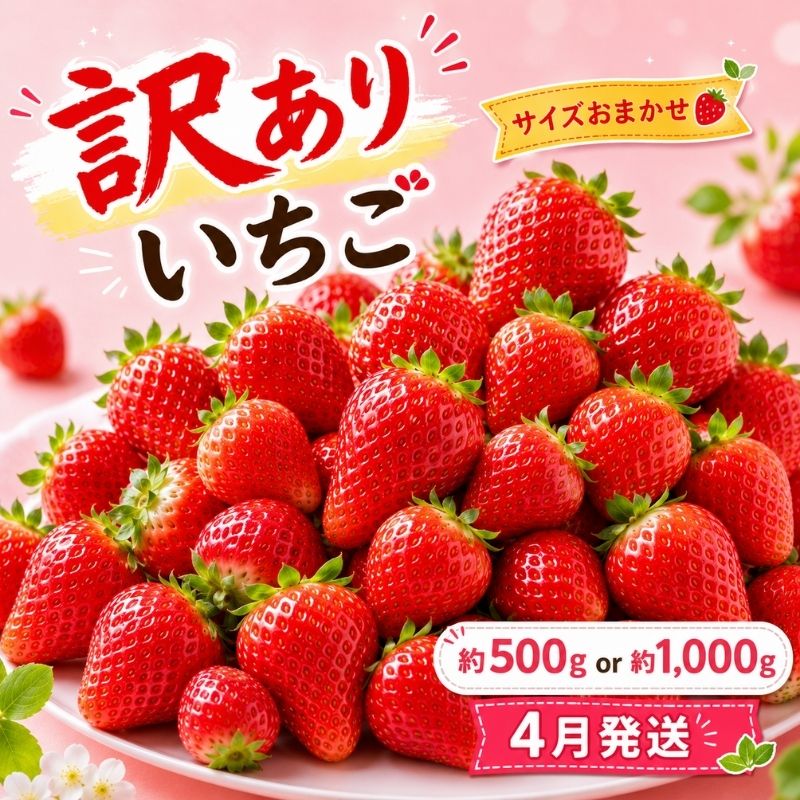 【ふるさと納税】訳あり とちあいか サイズ おまかせ いちご 先行予約 4月 発送 | フルーツ 果物 贈り物 栃木県 真岡市 送料無料