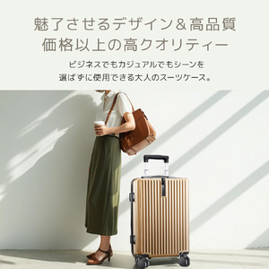 スーツケース　S　ブラック　【11100-1631-1】