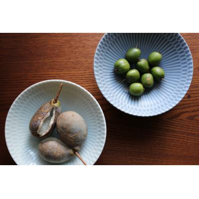 ふるさと納税 瑞浪市 【4枚SET】美濃焼 さざなみ 13取鉢 ブルーグレー 14×4cm ボウル 小鉢 |  | 03