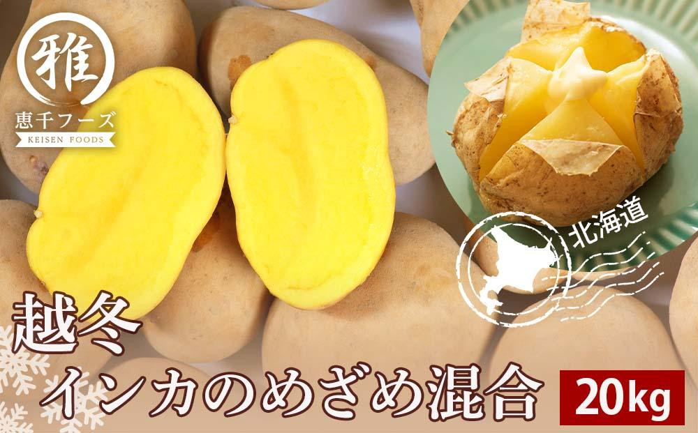 
            越冬 インカのめざめ 混合 20kg インカ いも 芋 じゃがいも 野菜 千歳 北海道
          