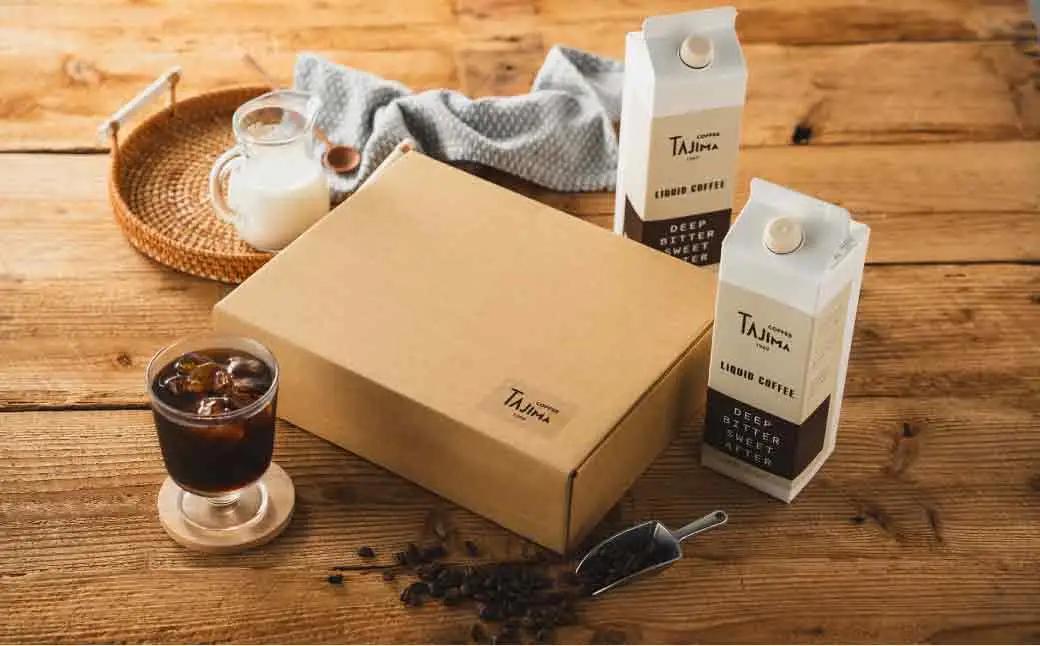 TAJIMA COFFEE リキッドコーヒー 無糖 1L×12本
