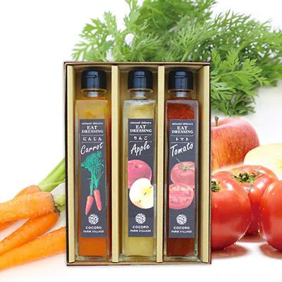 【ふるさと納税】 野菜ドレッシング 200ml 3本セット 人参 トマト りんご | ドレッシング 野菜ドレッシング サラダ 素材 イタリアン 新鮮 長野県 信州 南信州 飯田市 H01