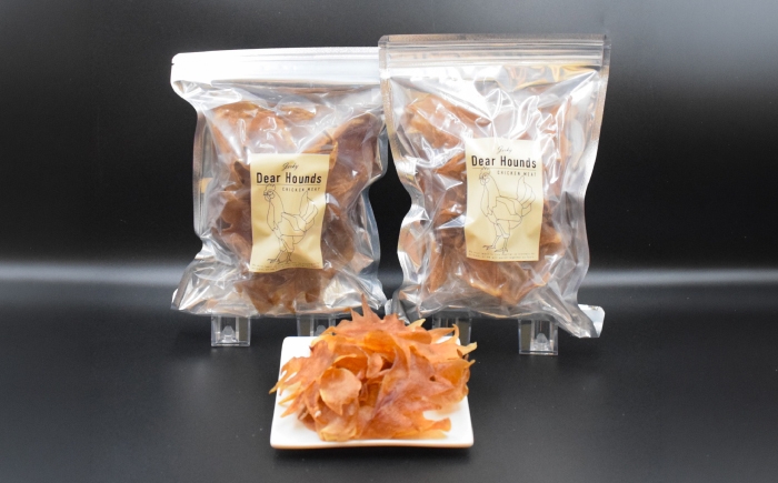 
                  愛犬・愛猫用おやつ 北海道産鶏冠ジャーキー 計200g （100g×2個）❘ ペットフード ペット用 ジャーキー ドッグフード おやつ  とさか トサカ | Dear Hounds [BOAE040]
                