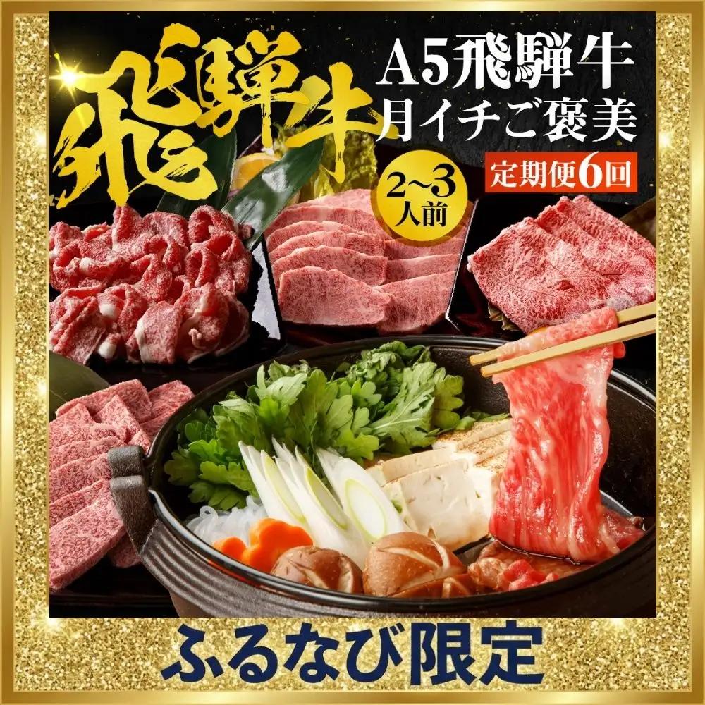 定期便 A5飛騨牛 6回  | 定期便 牛肉 FN-Limited-PR