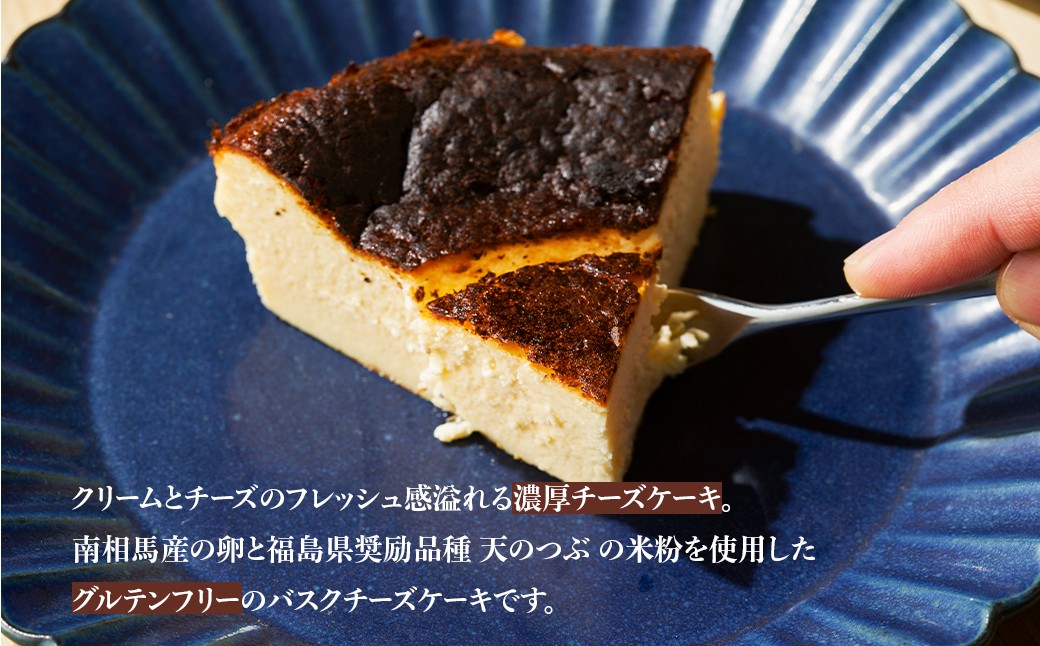 グルテンフリーのバスクチーズケーキ【45008】