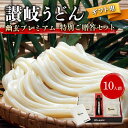 【ふるさと納税】《レビューキャンペーン》【ギフト】讃岐うどん「幽玄プレミアム」特別ご贈答セット10人前 (プレミアム半生めん100g×10、幽玄の露200ml×1) セット 詰合せ 讃岐うどん 半生 さぬき 讃岐 うどん ご当地 グルメ 食品 ギフト 贈り物 四国 F5J-342