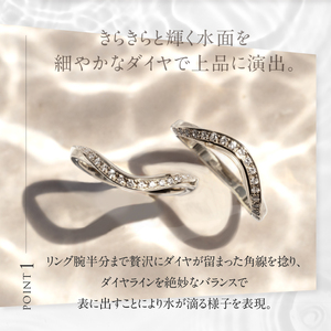 K18 DRIP ダイヤモンド リング【K18WG】 リング 指輪 ダイヤ アクセサリー ジュエリー レディース ホワイトゴールド WG K18 天然ダイヤモンド 鑑別書付 保証書付 ジュエリーケース