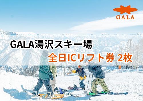 GALA湯沢スキー場【ICリフト券】2枚 窓口に並ばずスムーズにダイレクトイン! 上越新幹線「ガーラ湯沢」駅直結 スキー&スノーボード 子連れでの旅行にも 【レジャー】