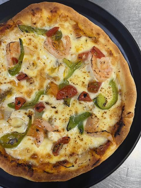 
海鮮冷凍ピザ（直径２１センチ） １枚
