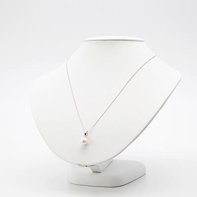 ふるさと納税 長崎県 あこや真珠9mm珠ペンダント　WG　T-3 |  | 01