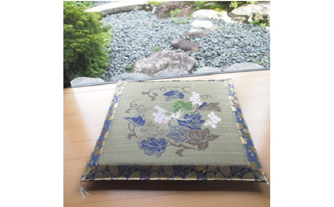 
夏用いぐさ座布団 歓び 70×70cm い草 [№5616-0645]
