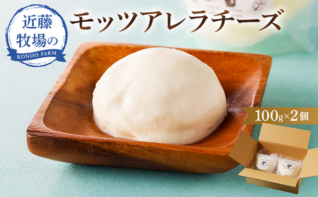 近藤牧場のモッツアレラチーズ（100g×2個） mi0003-0003