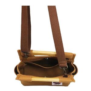 桜 ミニミニカーゴバッグ(カラー：イエロー)【バッグ 鞄 カーゴ バッグ ミニ 帆布 かばん 天然 桜 キャンバス 生地 軽量 国産 香川 さぬき】