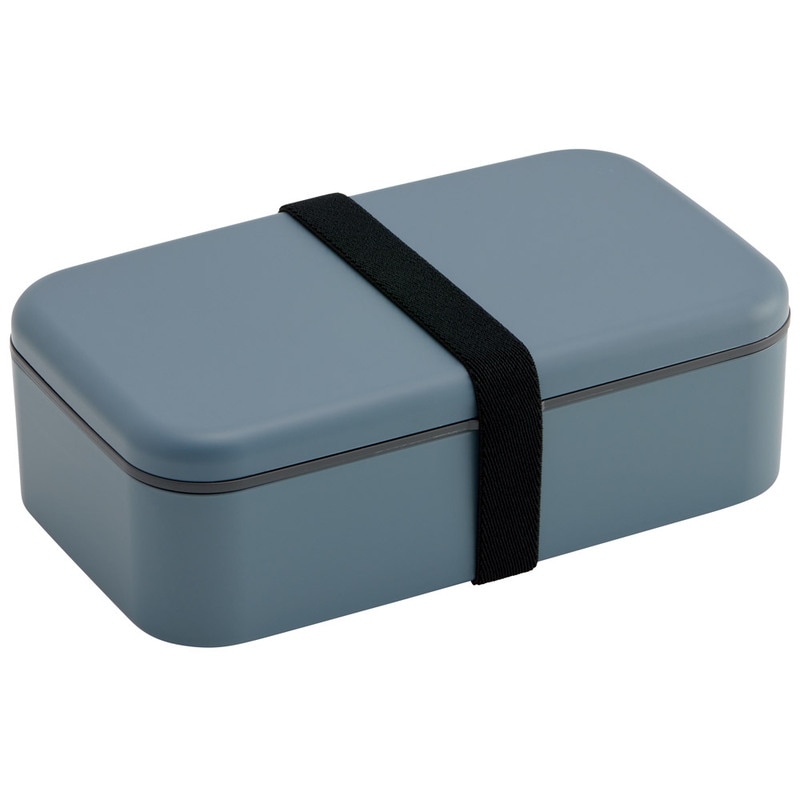 箸付き 弁当箱 1000ml 1段 ランチボックス お弁当 18cm 大人 メンズ バイオマス スケーター skater PLB10HB アッシュブルー 子供 食洗機可 電子レンジ可 仕切付 ランチベ