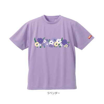 【ふるさと納税】JTTA公認　卓球ユニフォーム【男女兼用(ドライ):XXLサイズ】フラワー2　ラベンダー【1671085】