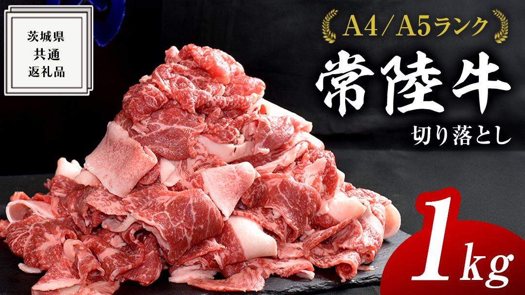 ＼選べる発送時期／【 常陸牛 】 切り落とし 1kg ( 500g × 2パック ) 牛肉 国産 牛 肉 切り落とし肉 切落し 小分け お肉 A4 A5 ブランド牛 黒毛和牛 和牛 国産黒毛和牛 国産牛 すき焼き すきやき ( 茨城県共通返礼品 ) 小分け