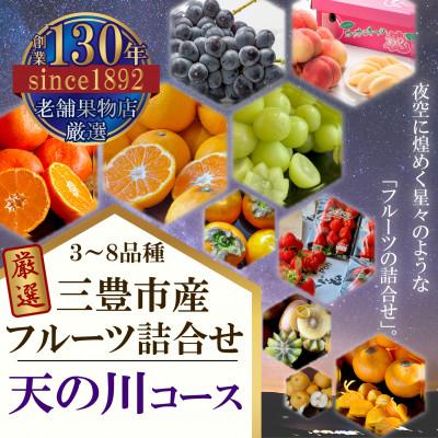 ふるさと納税 三豊市 三豊市産の厳選フルーツ詰合せ♪【天の川コース】1回コース