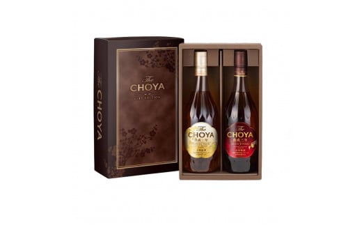 【南高梅100％】The CHOYA ギフトセット 700ml×2本 ［MG80］