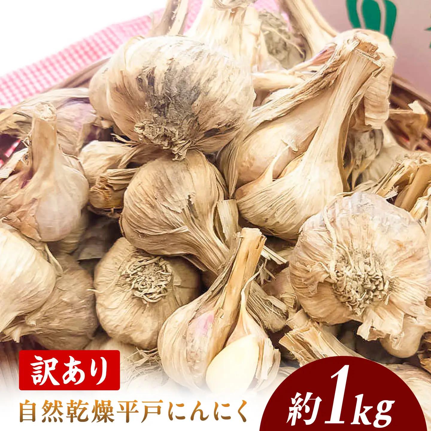 訳あり 平戸にんにく 約1kg 〈2026年6月10日〜2026年10月31日〉高知県 土佐市【株式会社 植田ファーム】[BQAT006]
