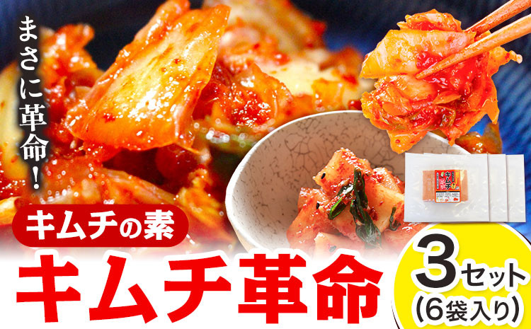 
                  9/30受付終了 キムチ革命 キムチの素 3セット 6袋入り 樽の味《30日以内に出荷予定(土日祝除く)》 和歌山県 日高町 キムチ 素 キムチの素 漬物 唐辛子 簡単 手作り 無添加
                