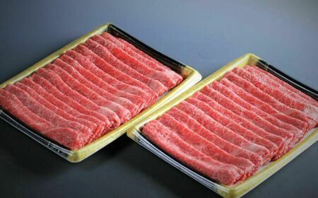 佐賀牛赤身肉スライスと丸福特製ハンバーグ食べ比べセット / 牛肉 佐賀牛 黒毛和牛 すきやき / 佐賀県 / マルフクフーズ[41AOCS072]