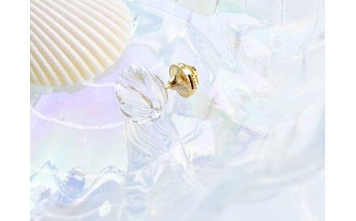 iriser（イリゼ）オフショア ピンブローチ | ガラス アクセサリー 手作り レディース シンプル かわいい オシャレ プレゼント ギフト 贈り物 母の日