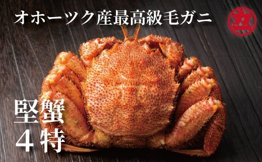 17-284 ボイル毛がに(約440g～570g)×1尾<br>