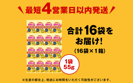 カルビーポテトチップス＜コンソメパンチ＞16袋入×1箱《北海道工場製造》