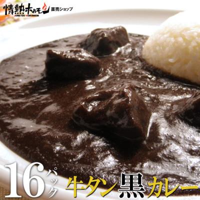 ふるさと納税 泉南市 ●牛タン黒カレー(200g×16パック)