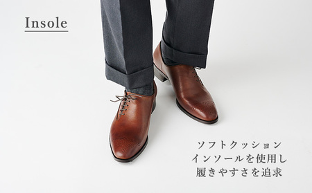 ORIGIO オリジオ 牛革ビジネスシューズ 紳士靴 ORG102（ブラウン）【ファッション・靴・シューズ・革製品・革靴】 光沢感  BN002 25.5cm