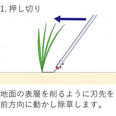 ふるさと納税 三木市 雑草を押してカット引いて抜根!雑草スクレーパー(革ケース付) |  | 01