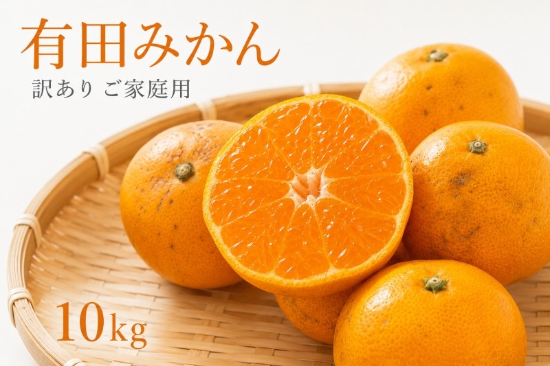 
                  和歌山 有田みかん 10kg 訳あり ご家庭用 2S～2Lサイズ混合【uot004-c-10】
                