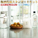 【ふるさと納税】梅酒作成スタンダードキット（ジンベース） 700ml | 最高級紀州南高梅 南高梅 和歌山 紀州 ジン ジン梅酒 クラフト梅酒 梅 うめ