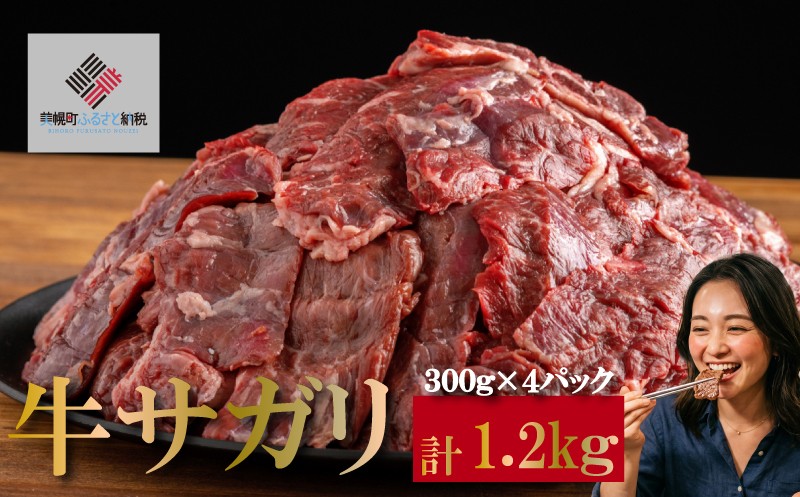 
                  牛サガリ 焼肉用 300g×4p 計1.2kg 冷凍 真空パック 小分け ふるさと納税 人気 おすすめ ランキング 牛肉 肉 牛サガリ サガリ ハラミ 焼肉 焼肉用 焼肉用牛肉 牛 焼肉 BBQ プレゼント ギフト 贈答 贈り物 北海道 美幌町 【配送不可地域：離島】
                