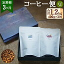 【ふるさと納税】【定期便 3ヶ月：豆】スズナリからのコーヒー便 豆タイプ 合計1.2kg 200g×2種 計400g 3回 コーヒー コーヒー豆 珈琲 珈琲豆 ブレンド ブレンドコーヒー スペシャルティコーヒー suzunaricoffee スズナリコーヒー 贈り物 大分県 臼杵市 送料無料