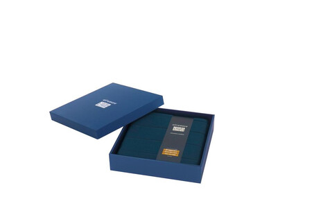 エアウィーヴ クッション ネイビー  ギフトBOX仕様 ざぶとん 洗える　