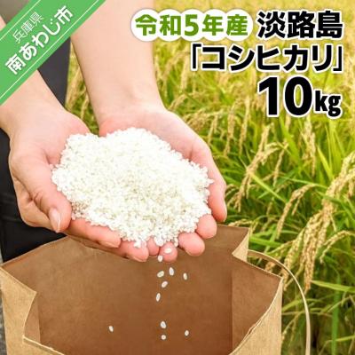 ふるさと納税 南あわじ市 【ヤマモト】令和5年産　淡路島「コシヒカリ」10キロ | 