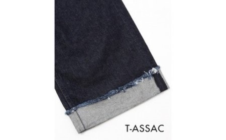 【全2サイズ】T-ASSACレディースジーンズ「WIDE/INDIGO」（ワイド） サイズ：1