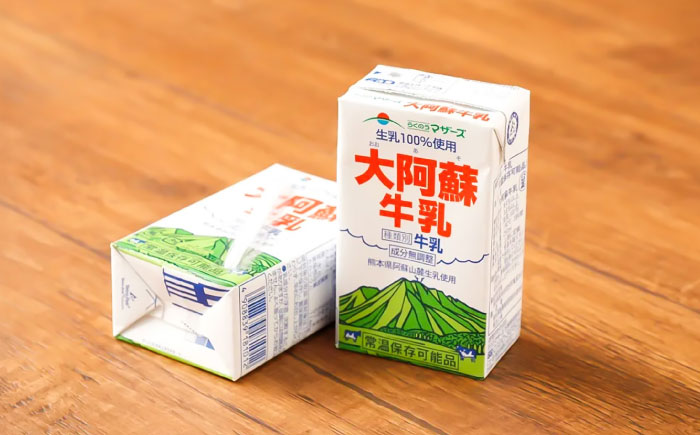 大阿蘇 牛乳 250ml(24本入り) / 阿蘇 熊本 乳牛 生乳 牛乳 ミルク 無調整 自然 らくのう 【合同会社 たべたせいか】 [BHBY011]