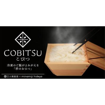 ふるさと納税 大垣市 木製の冷凍ご飯容器 枡のおひつ COBITSU