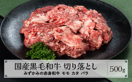 
            みずかみの赤身和牛 切り落とし モモ カタ バラ 500g 肉 牛 牛肉 赤身 国産 黒毛和牛 和牛 焼肉 水上畜産 送料無料 mz-wgkox500
          