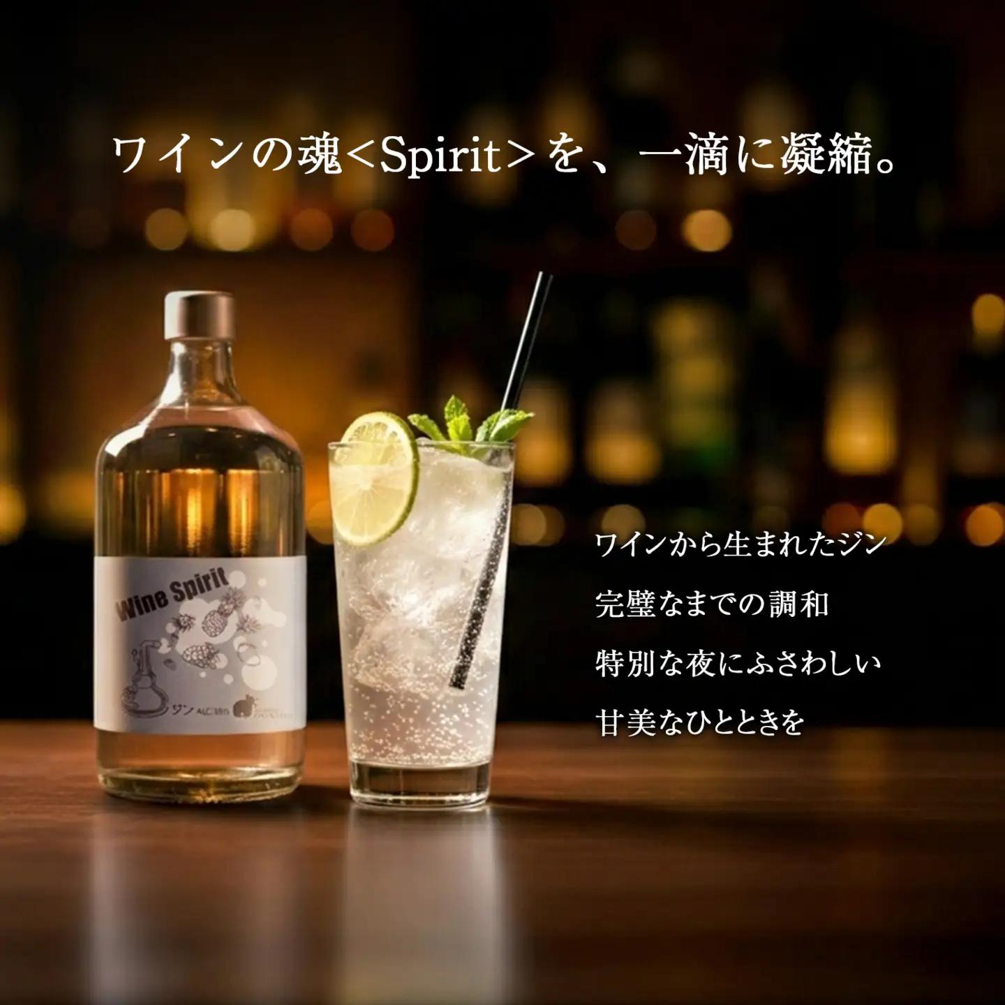 【Wine Spirit】ジン 375ml×1本 さかいまちワイナリー K2685