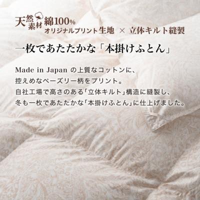 ふるさと納税 花巻市 羽毛布団 本掛け セミダブル [パルミー] 綿100%×ハンガリーホワイトグース ダウン93% |  | 01